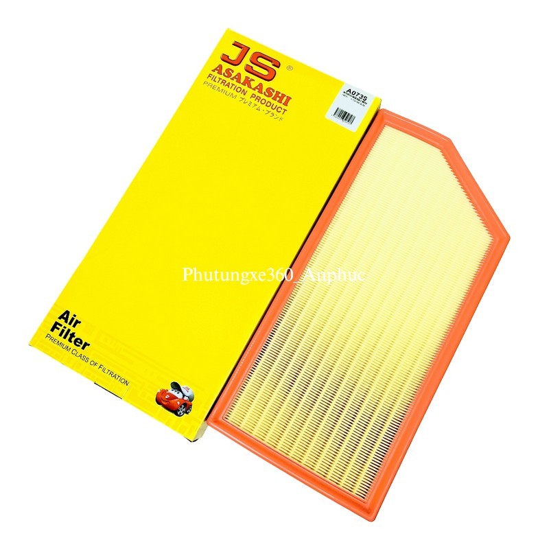 ไส้กรองอากาศเครื่องยนต์ Mercedes-Benz S450 W223 3.0L 2021-2025 ยี่ห้อ JS Asakashi Japan A0739 /A6540