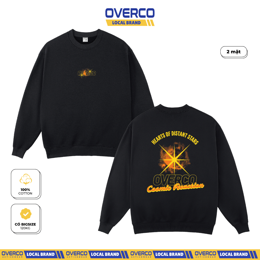 Cosmic Sweater Double-Sided คุณภาพสูง Unisex Overco Local Brand - O4F3