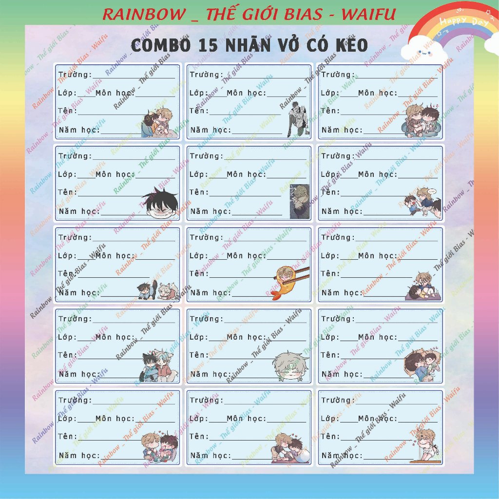 ชุดแบ็คไลท์ 15 ชิ้น น้ําต่ําใน twilight, jinx, Codename antasia, Checkmate, combo of 15 manhwa boylo