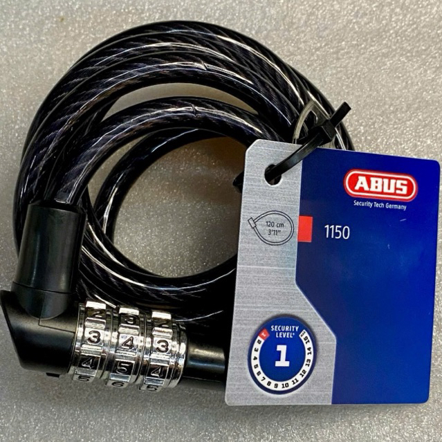 ABUS 1150/120 ล็อคดิจิตอลคุณภาพสูง ABUS CABLE LOCK 1150/120 GERMANY (ล็อคจักรยาน_MOTORBIKE)