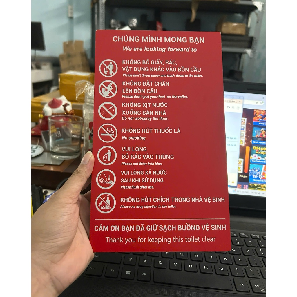 7 ห้องน้ํา RULES TABLE