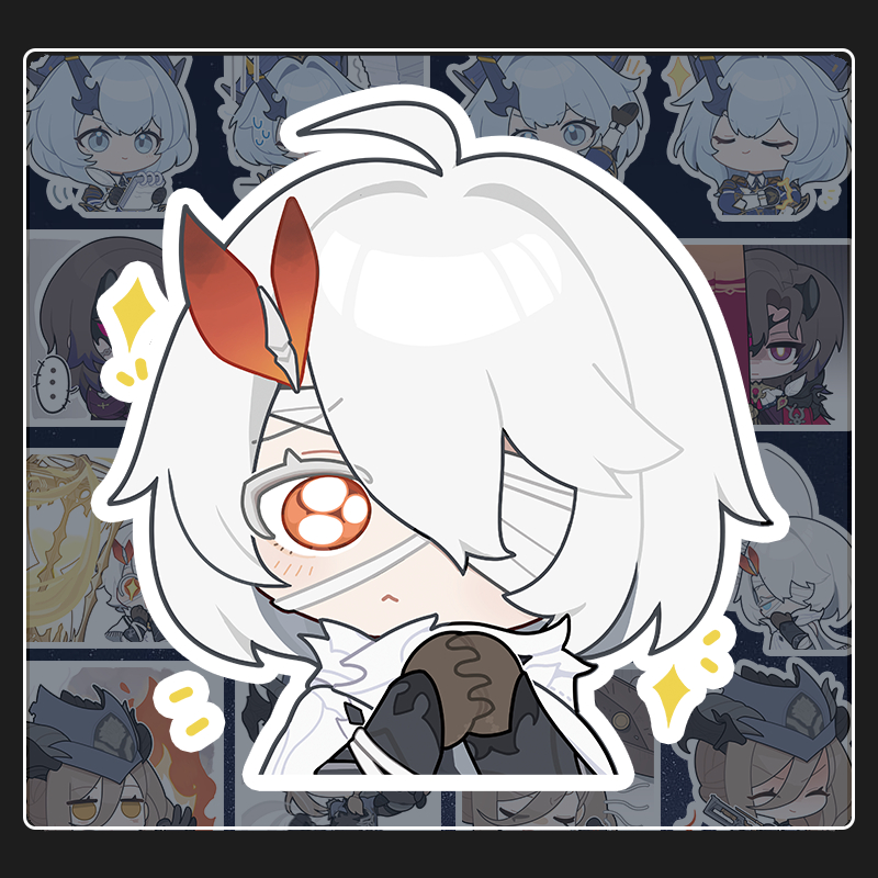 [Duet Night Abyss] สติ๊กเกอร์จังหวะ, Phantasio, Lynn และ Phoxhunter (16 ภาพ)