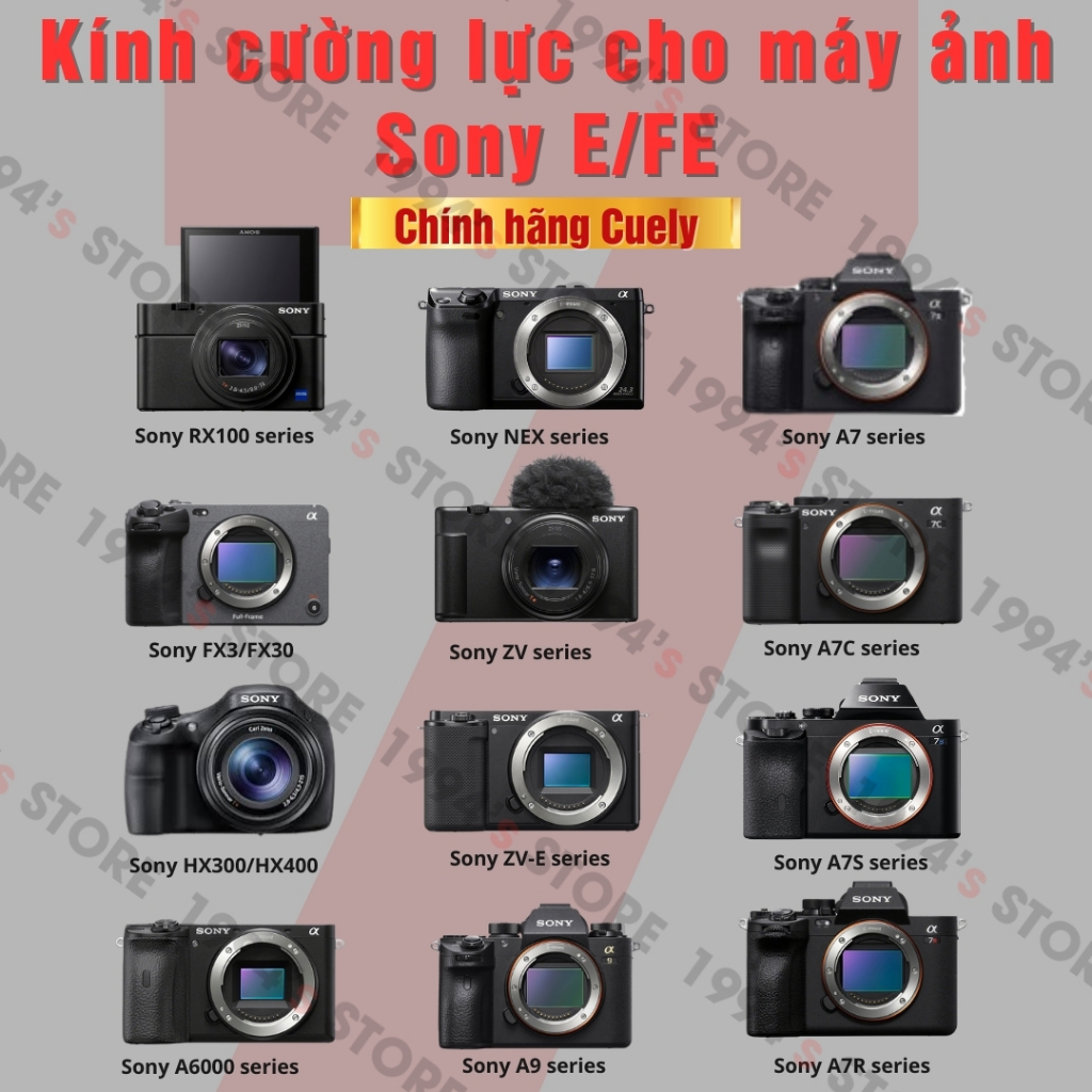 Cuoly ฟิล์มกันรอยทุกชนิดสําหรับกล้อง Sony A6000/A6300/A7/7S/A74/A7II/A7III/A7IV/A7C/A7C/A7C/A7C/A7C/