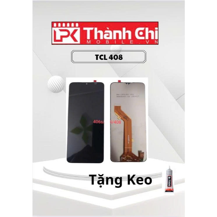 TCL 408 / 406S / 405 / T506T / T507U - เต็มจอที่ดีที่สุด สีดํา