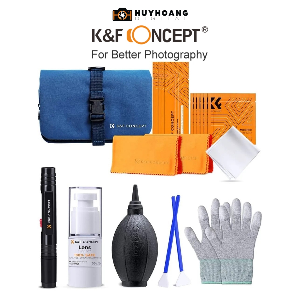 K&F CONCEPT SKU.1868 ชุดทําความสะอาดมืออาชีพสําหรับกล้อง