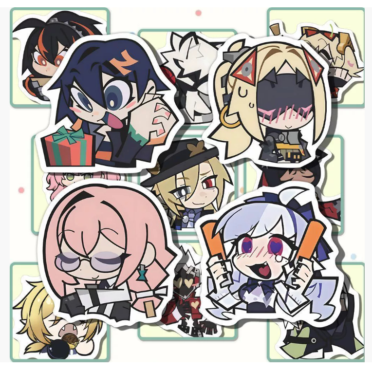 ZZZ Zenless Zone Zero Sticker 49 ชิ้นสุดน่ารัก