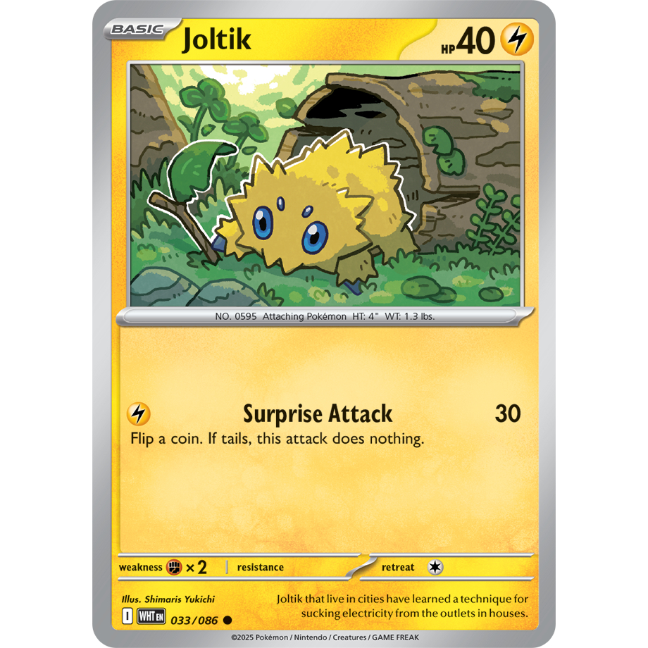 [KW2 Pokemon] [EN] การ์ด 033/086 Joltik - WHENN