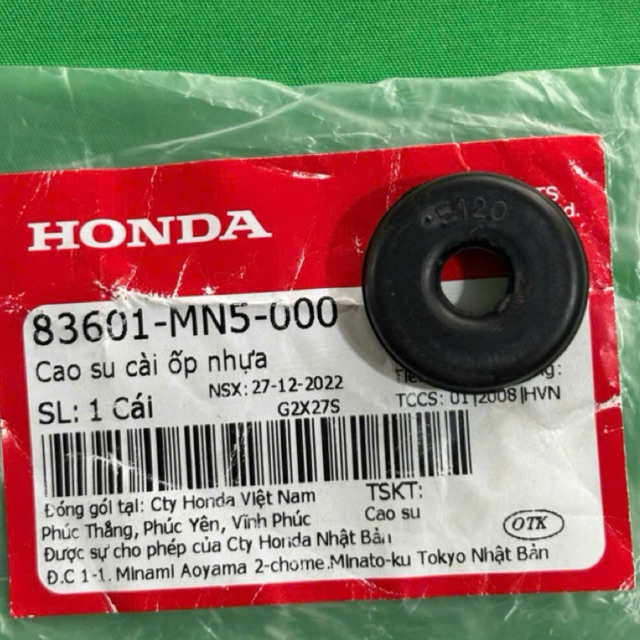 ยางฝาครอบพลาสติกหน้ากากฮอนด้าแท้83601-MN5-000 – เบาะยางป้องกันกระสอบ Future Neo 125