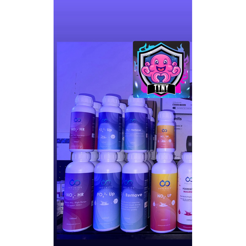 NO3 Infinity PO4 น้ํายาเพิ่มและถ่ายอุจจาระสําหรับตู้ปลาทะเลมืออาชีพ