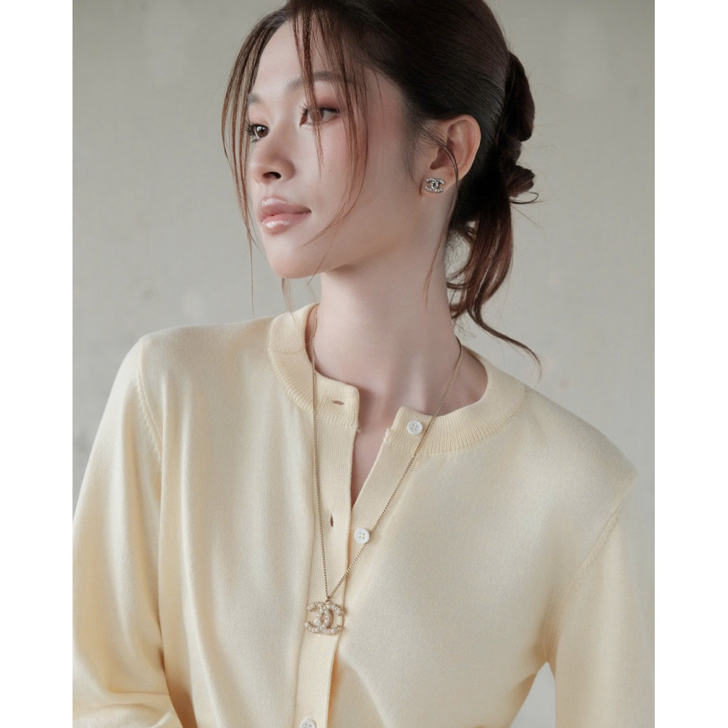 RUBIES คาร์ดิแกน Yerin ถักผู้หญิง