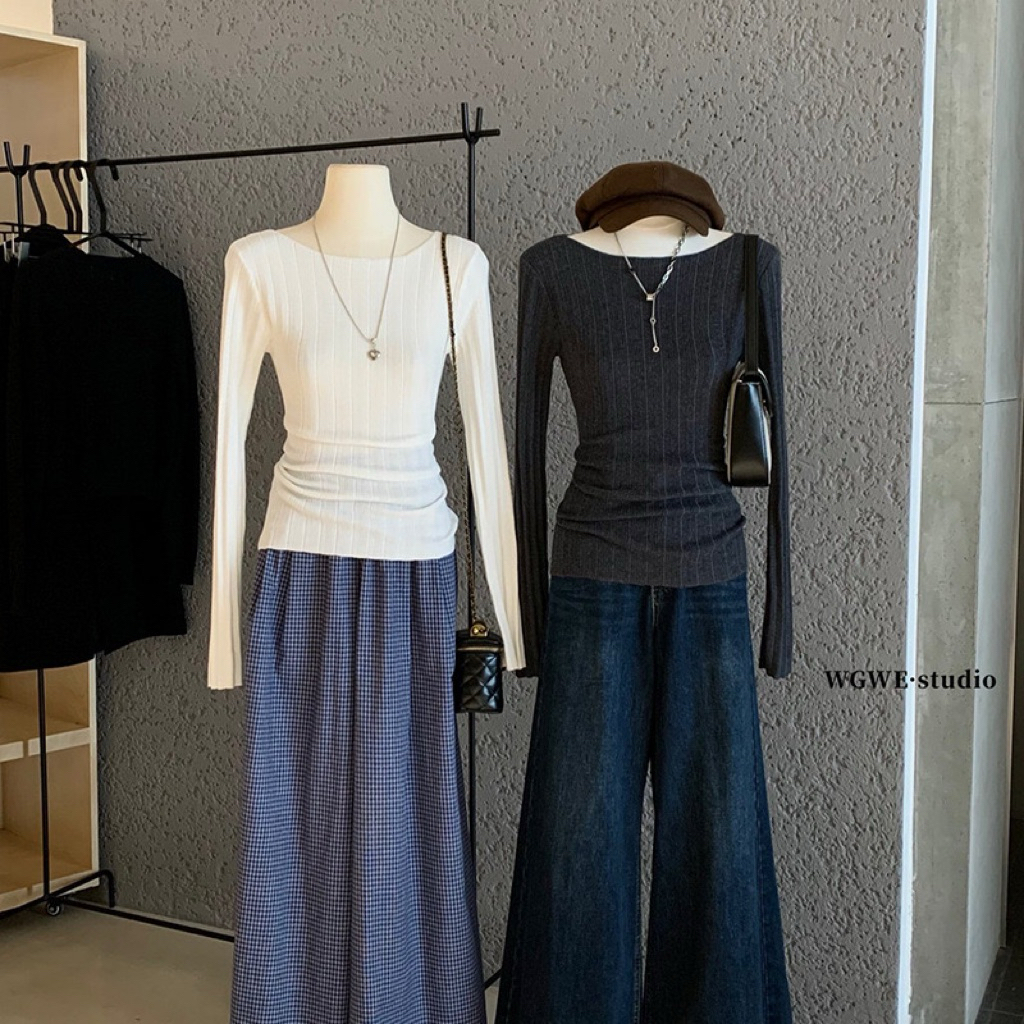 WG.WE เสื้อเข็มขัดแขนจั๊ม Freesize