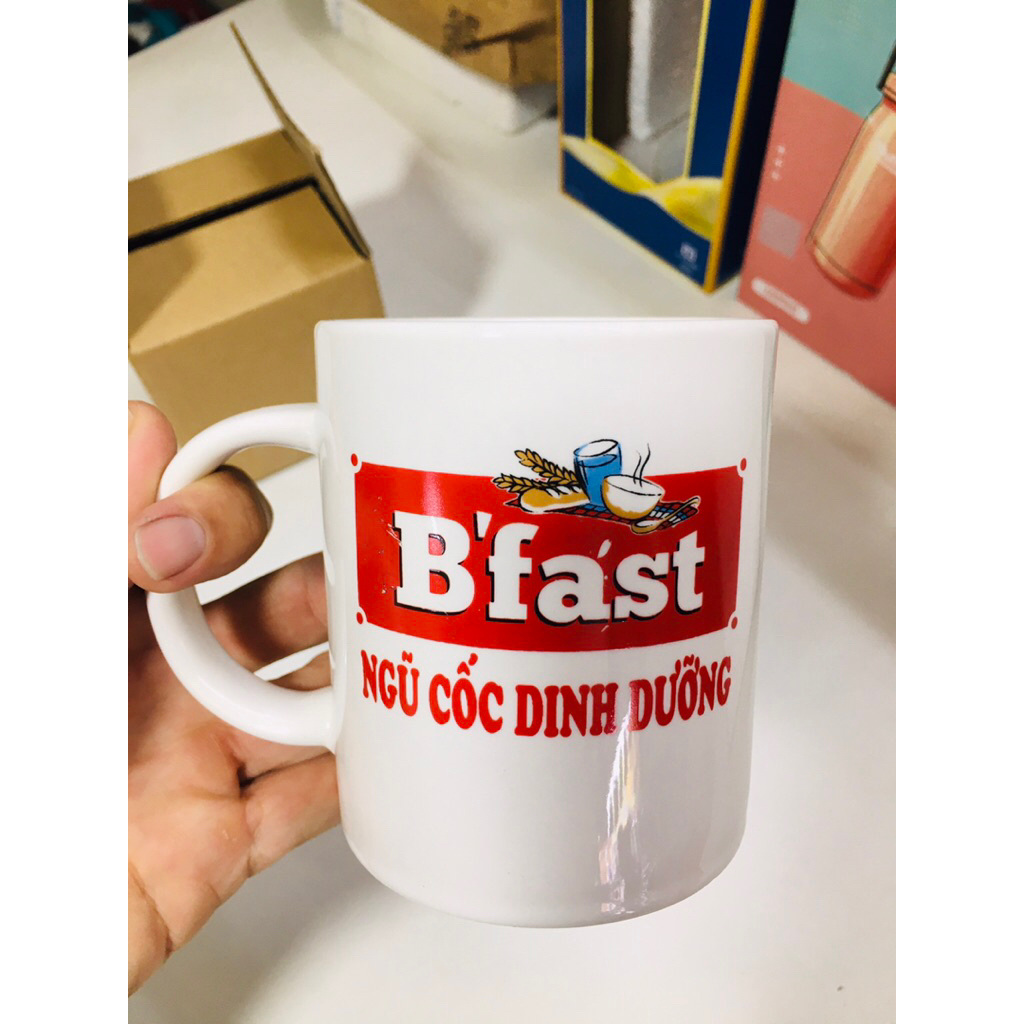 Combo of 2 Bfast Nutritional Cereal Ceramic Cups 350ml