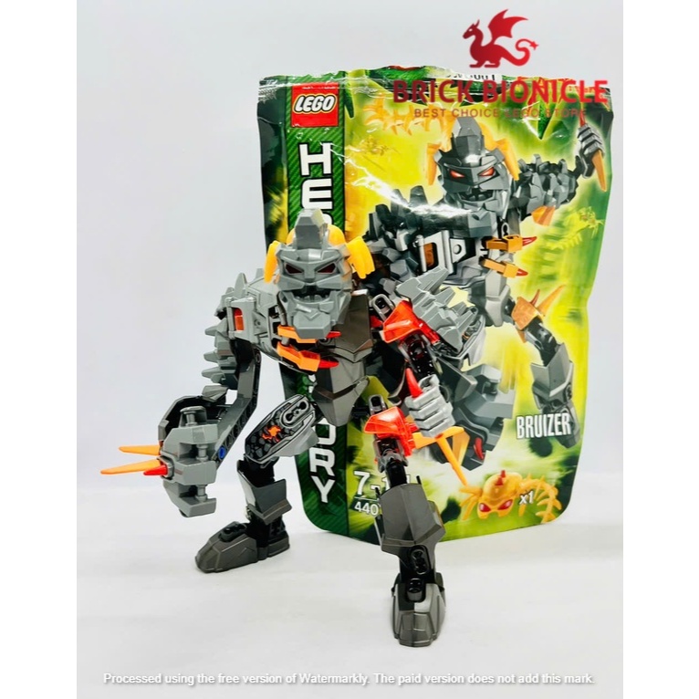 LEGO HERO FACTORY AUD 4 MK - HERO FACTORY ASSEMBLY TOY - 44005 BRUZER