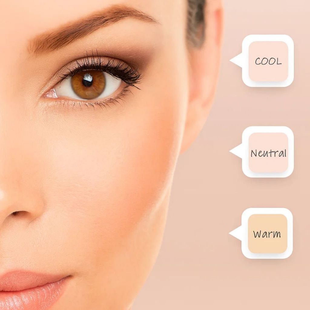 Test Board - Determinating Skin Undertone - Identifying Cool, Warm, Neutral Skin Tone [สีส่วนตัวพื้น