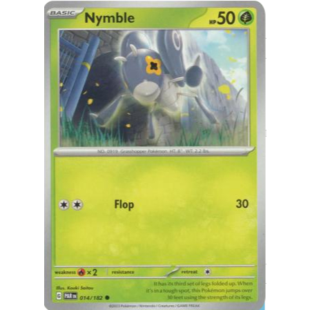 [การ์ดโปเกมอน TCG] Nymble - 014/182 - ทั่วไป