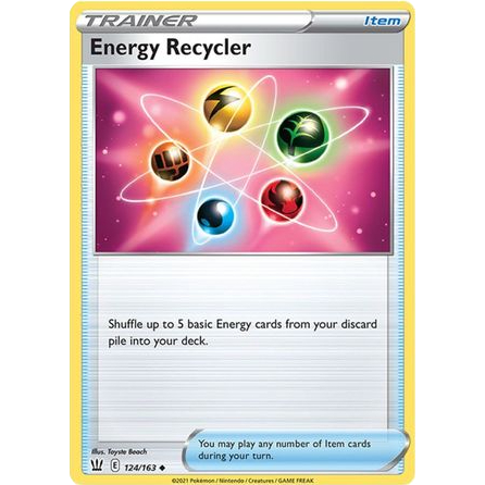 [การ์ดโปเกมอน TCG] Energy Recycler - 124/163 - Uncommon