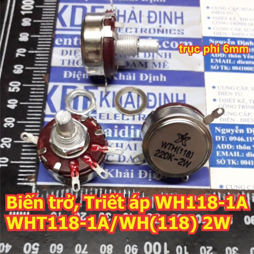 2 ชิ้นปริมาตร potentiometer potentiometer WH118-1A WTH118-1A WTH(118) WTH118 2W คละ 470ohm kde5429