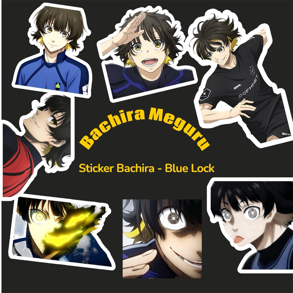 ชุดสติ๊กเกอร์ 50-100 Meguru Bachira - Bachira Blue Lock Sticker ตัดสําเร็จ สติ๊กเกอร์ลอกติด