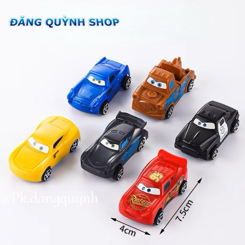 Combo 5 ชุดรถ Macqueen 6 ชุด - ตกแต่งเค้ก อุปกรณ์วันเกิด