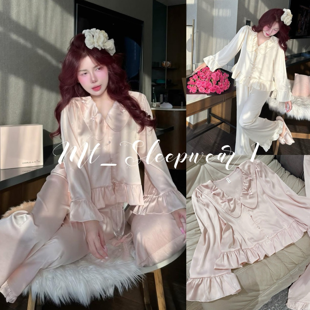 GUANGZHOU LADY LONG SILK PYJAMA SET CODE 470