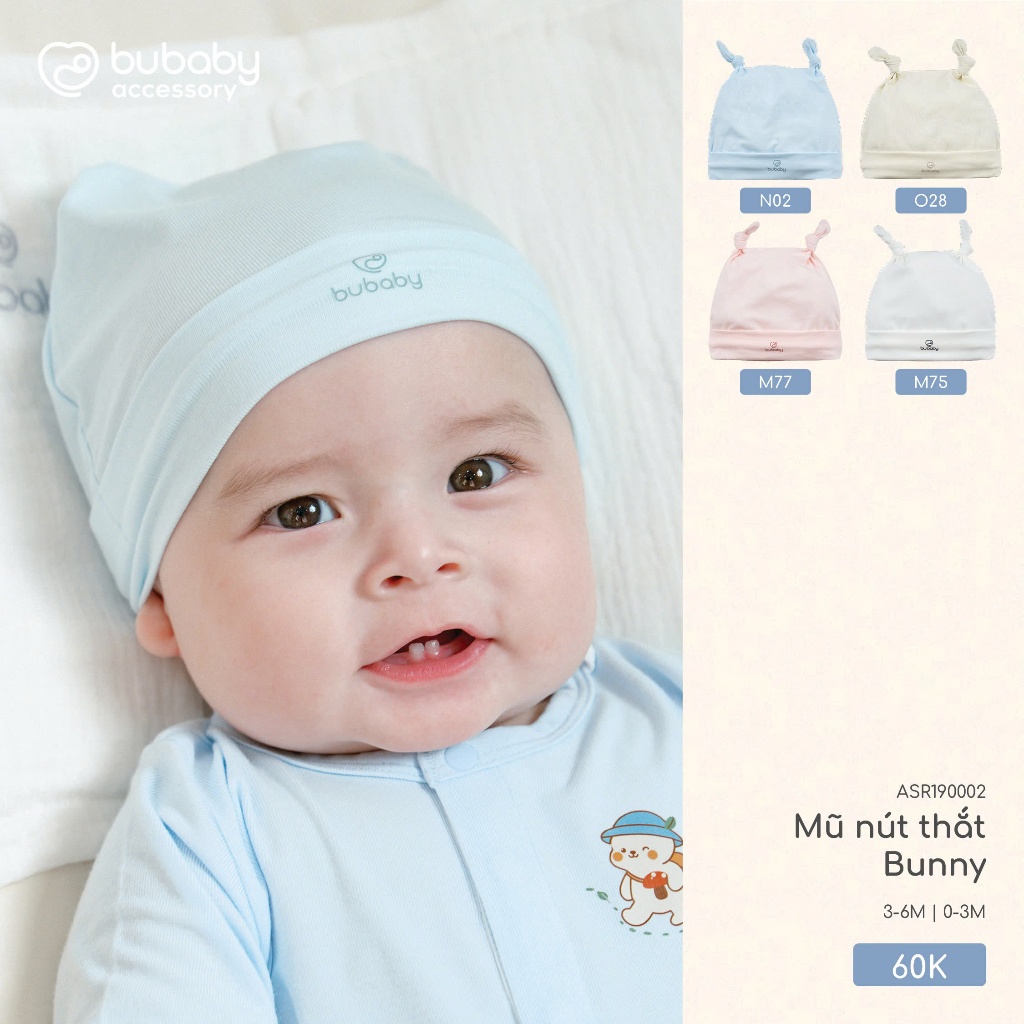 BU Baby (1M-3M) อุปกรณ์เสริมหมวกปม Bubaby อุปกรณ์เสริมของแท้ มีจําหน่ายในขนาดเด็กน่ารัก