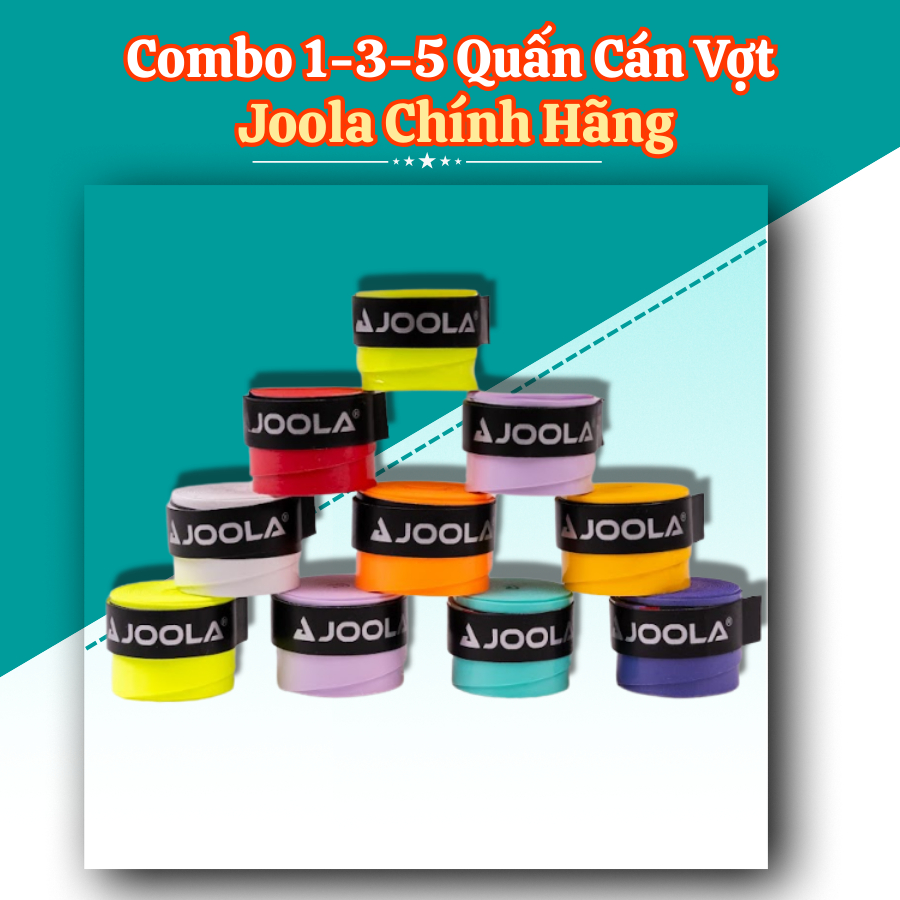 Combo 1/3/5 Joola Pickleball Racket Grips - Soft, Good Grip, การดูดซับเหงื่อที่มีประสิทธิภาพ