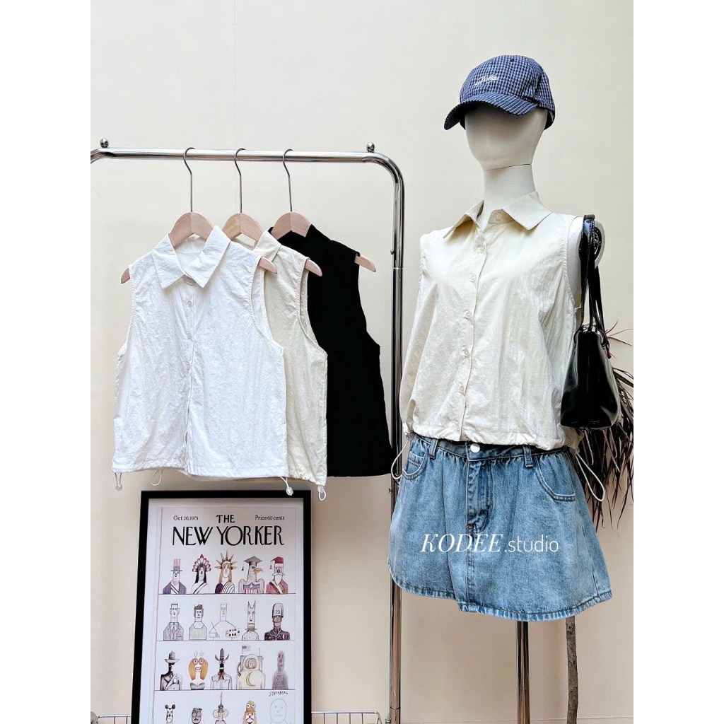 WG.WE เสื้อกล้ามลายสก๊อต - B0403