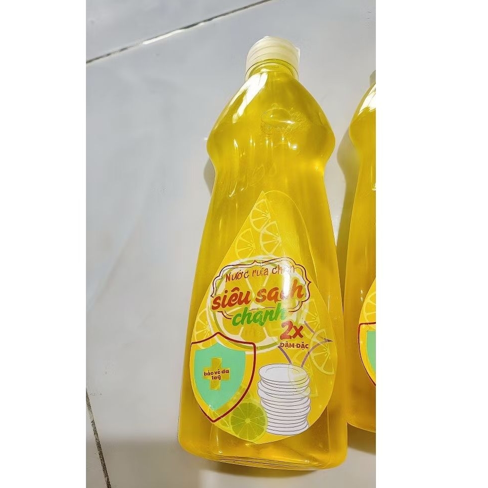 น้ํายาล้างจานมะนาวซุปเปอร์คลีน 750gr ns750 ทําความสะอาดคราบไขมันกลิ่นมะนาวสด-lixvn