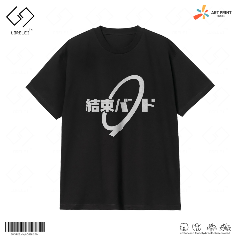 เสื้อยืดแขนสั้น Bocchi The Rock Kessoku Band 100% Cotton