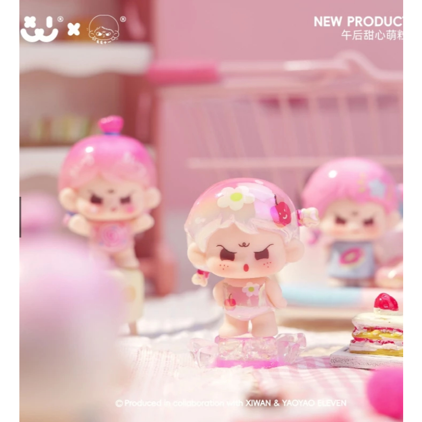 [Mini Bean ของแท้] AMLLSxYaoYao Eleven YAOYAO Ver.2 Tea party ของเล่นตกแต่งน่ารัก