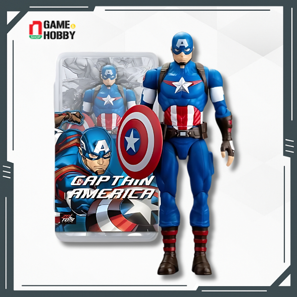 MARVEL SUPERHERO MODEL - CAPTAIN AMERICA (9 INCH) - ของเล่น ZM93 ZD ของแท้