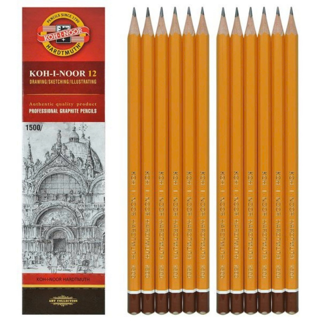 [TL ART STORE] - กล่องดินสอ KOH ภาษาเช็คคํากล่อง 12 ชิ้น - KOH 1500