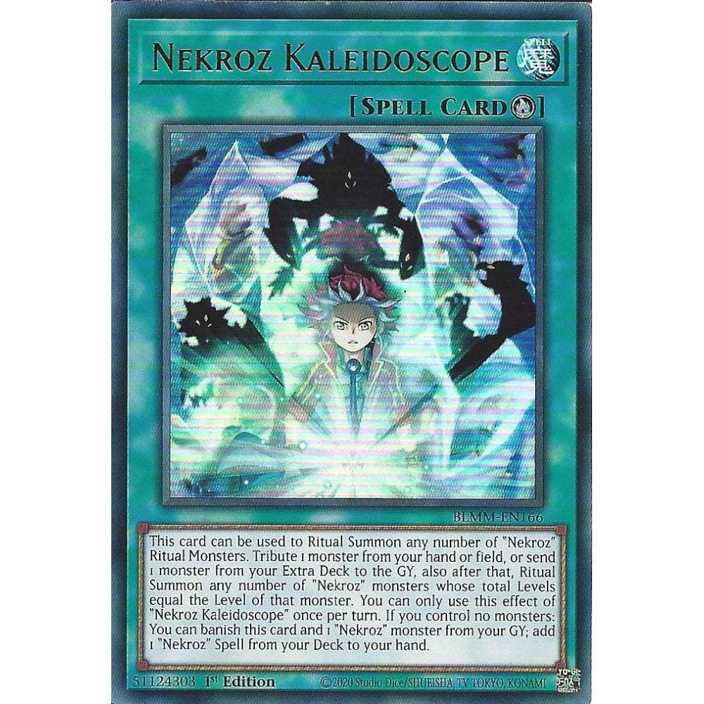 [KW2 Yugioh] [EN-UK] การ์ด BLMM-EN166 Nekroz Kaleidoscope : การ์ดหายากมาก : รุ่นที่ 1