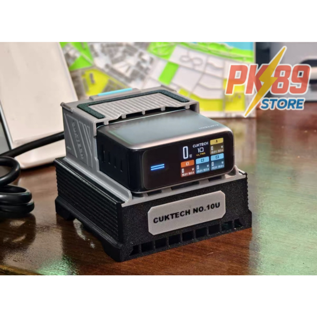 Cuktech 10 Ultra AD1204U ตัวยึดชาร์จเร็วแบบแนวนอนพร้อมฮีทซิงค์ในตัว
