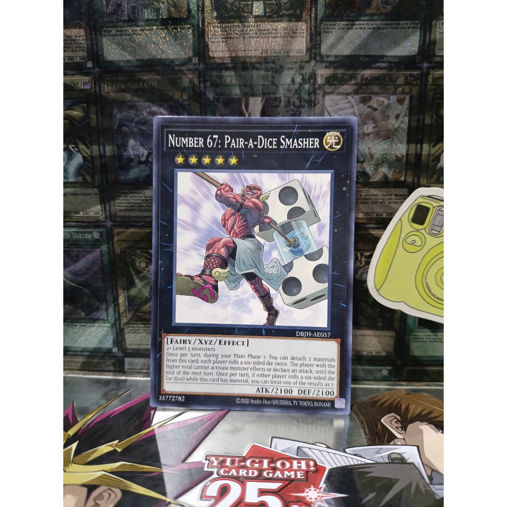 [ Peanut - โปรดดูคําอธิบาย ] การ์ด Yugioh AE เบอร์ 67: จับคู่-a-Dice Smasher (N)