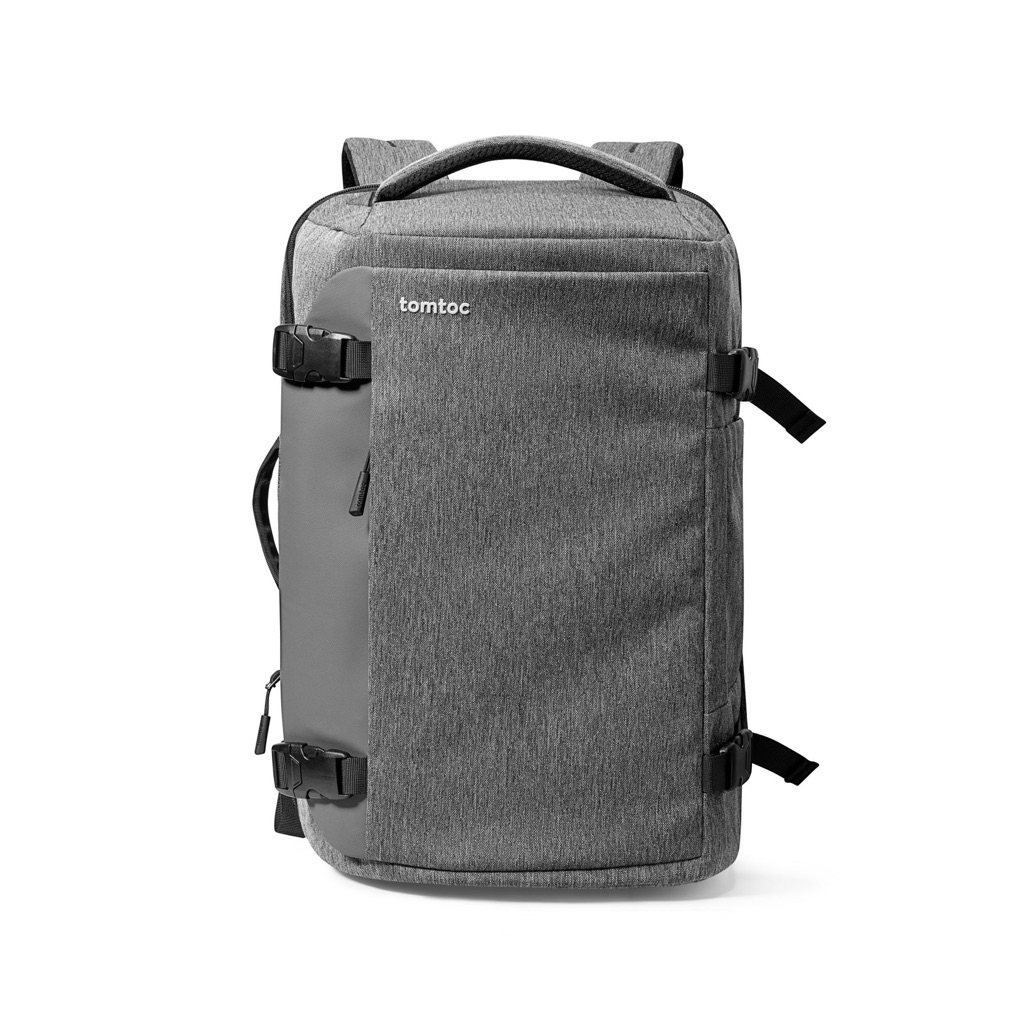 TOMTOC (USA) TRAVEL BACKPACK 40L GREY T66M1G1 (A82-F01)