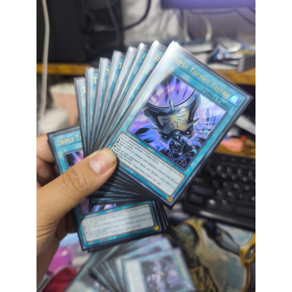 [Yugioh Funny Shop] การ์ด Triple Tactics Talent 1 ชิ้น - BLMM-EN170 - UR