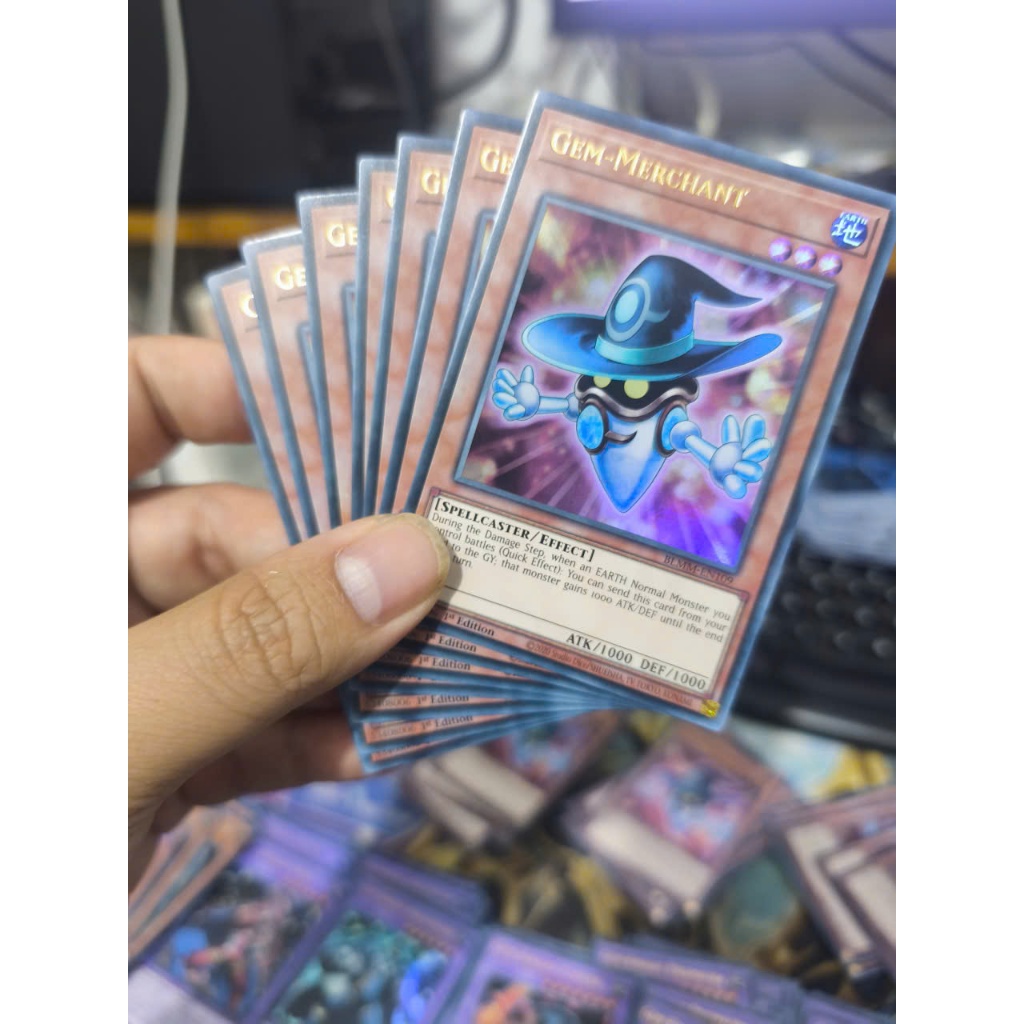 [Yugioh Funny Shop] การ์ด Gem-Merchant 1 ใบ - BLMM-EN109 - UR