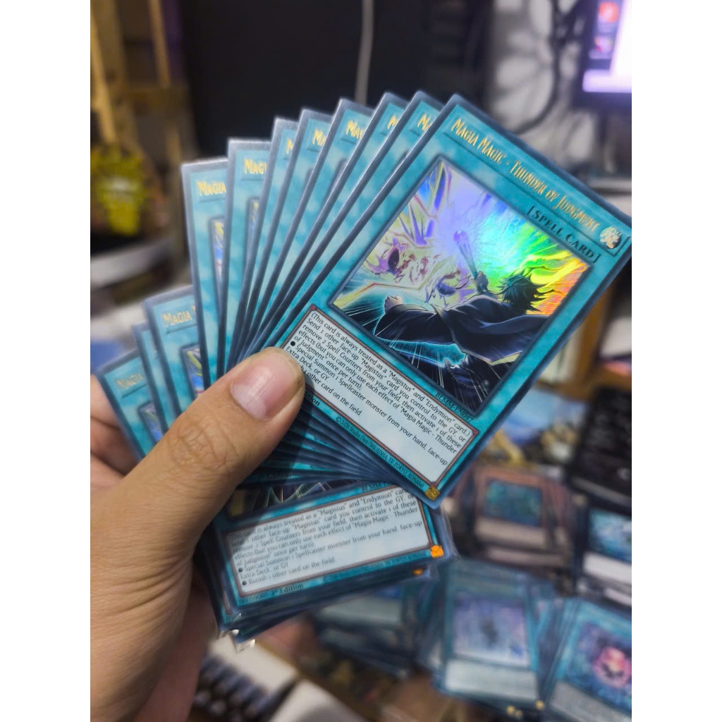 [Yugioh Funny Shop] การ์ด 1 ใบ Magia Magic - Thunder of Judgement - BLMM-EN047 - UR