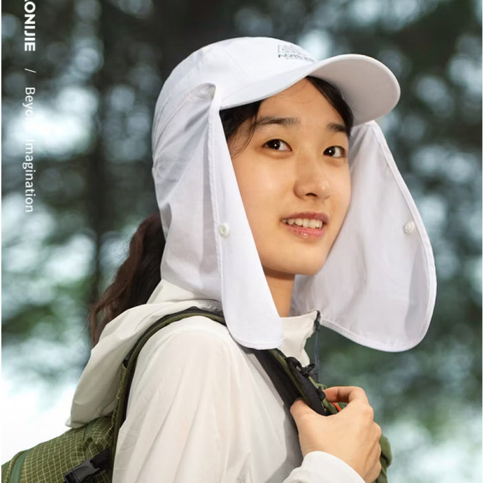 AONIJIE E4626 หมวกกันแดดผู้ใหญ่พร้อมกระบังหน้าแบบถอดได้