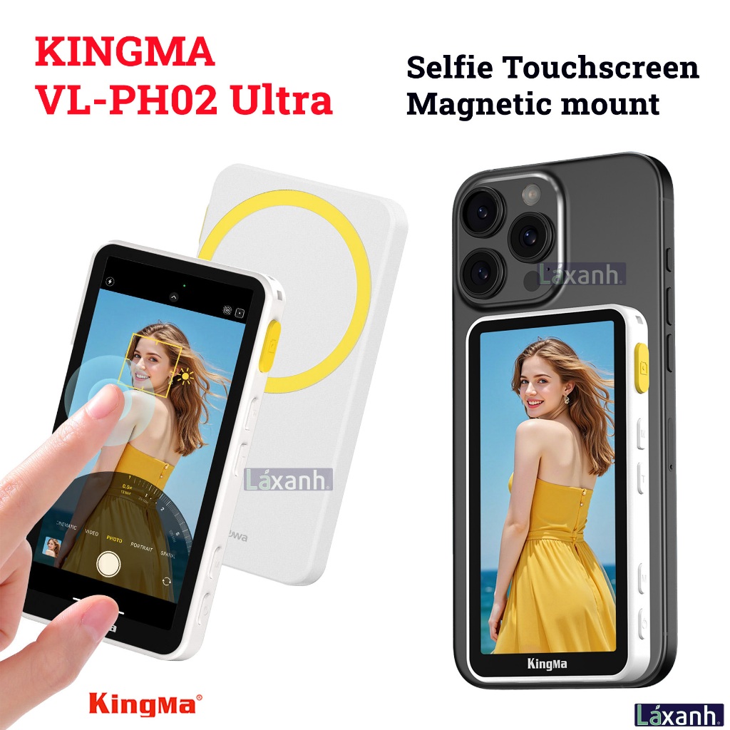 Kingma VL-PH02 หน้าจอรองเซลฟี่แบบสัมผัสพิเศษ รีโมทแม่เหล็ก ph02 ultra max