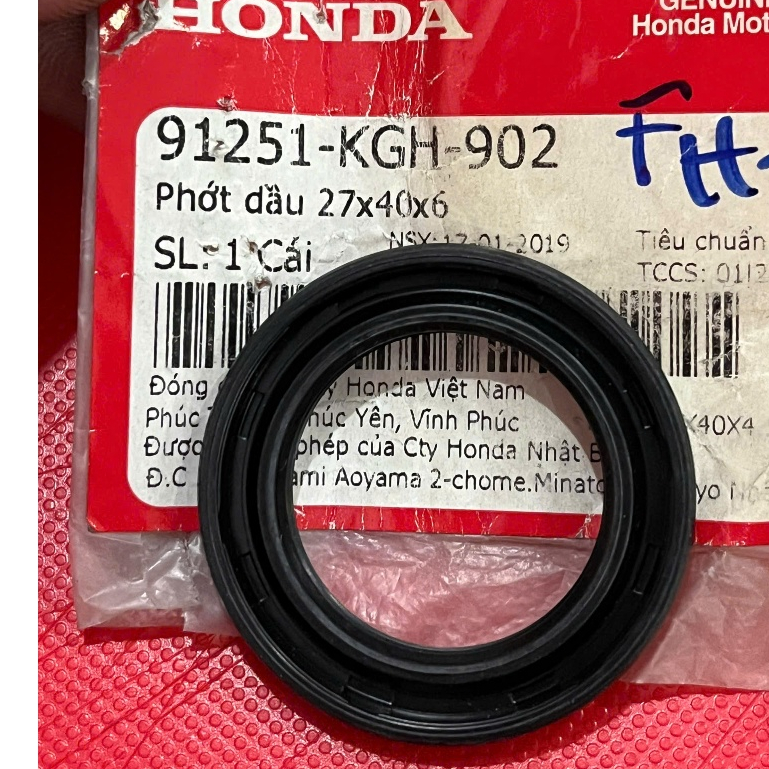 ซีลสเตอร์หลัง 27x40x6 _ 91251KGH902