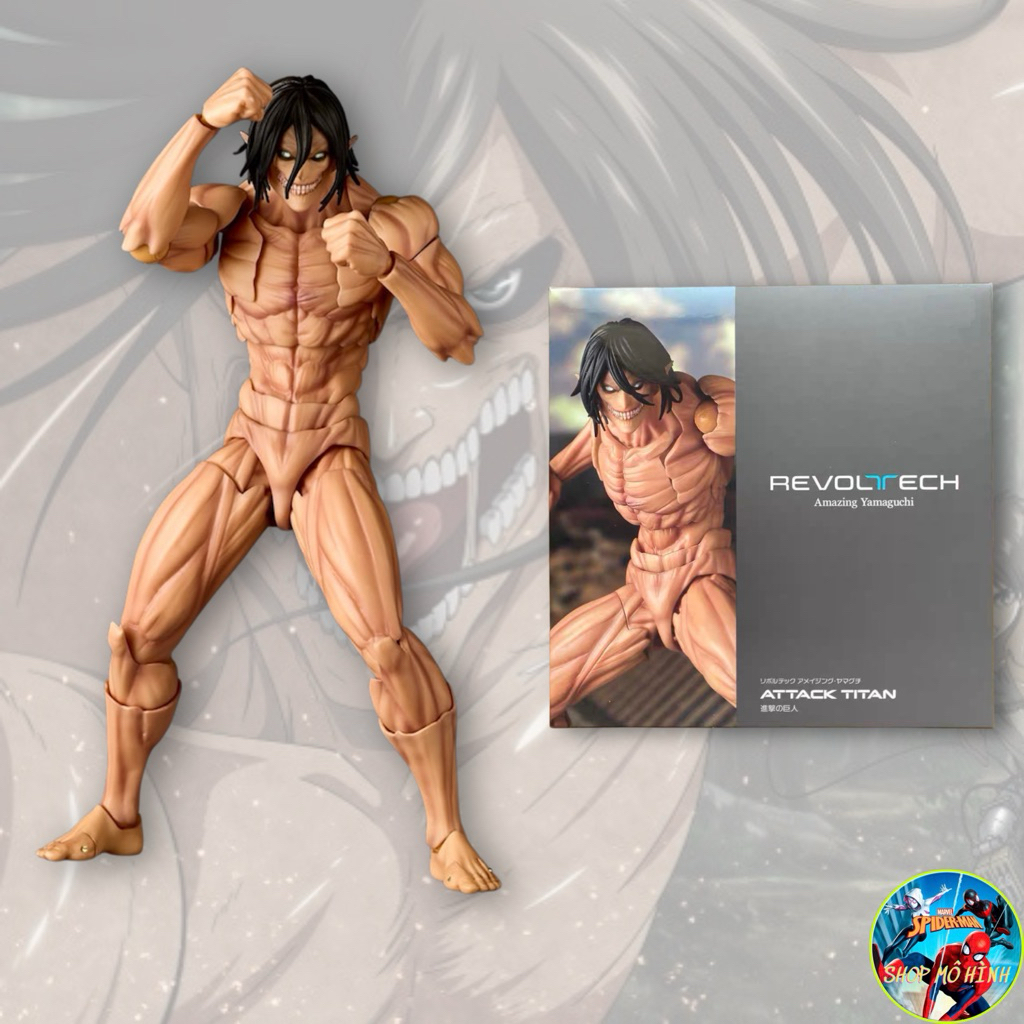 Eren Titan Attack on Titan Eren Yeager Titan Revoltech Action Figure 1/12 KO