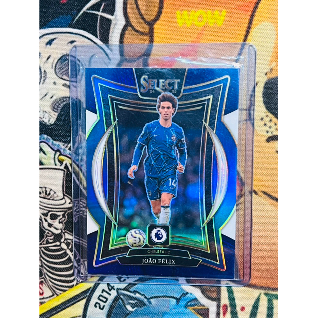 Joao Felix Chelsea Purple White Prizm Panini Select EPL 2024/25 การ์ดฟุตบอล