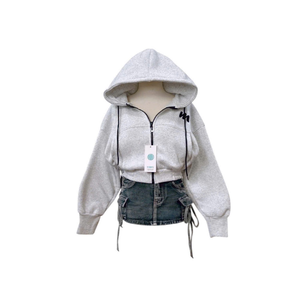 เสื้อแจ็คเก็ตผ้าฟลีซปักลาย Midweight สตรี MAPS เสื้อแจ็คเก็ตผู้หญิง 4 สีพร้อมกระเป๋านิ้วด้านใน ราคา ถูกที่สุด ดีลบีเคเค แกลเลอรีภาพที่ 2