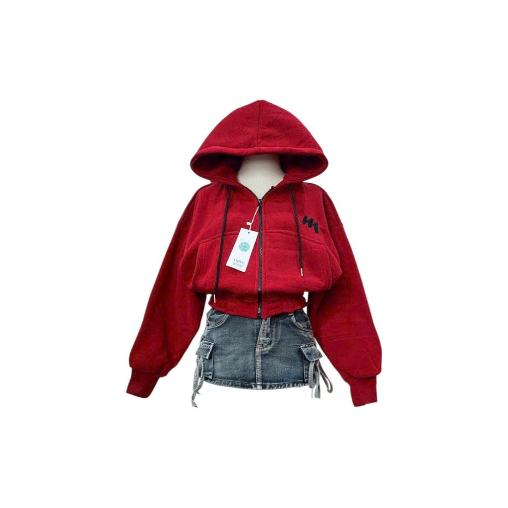 เสื้อแจ็คเก็ตผ้าฟลีซปักลาย Midweight สตรี MAPS เสื้อแจ็คเก็ตผู้หญิง 4 สีพร้อมกระเป๋านิ้วด้านใน ราคา ถูกที่สุด ดีลบีเคเค แกลเลอรีภาพที่ 3
