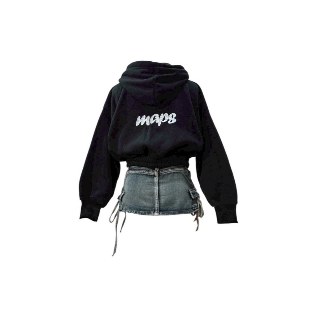 เสื้อแจ็คเก็ตผ้าฟลีซปักลาย Midweight สตรี MAPS เสื้อแจ็คเก็ตผู้หญิง 4 สีพร้อมกระเป๋านิ้วด้านใน ราคา ถูกที่สุด ดีลบีเคเค แกลเลอรีภาพที่ 9