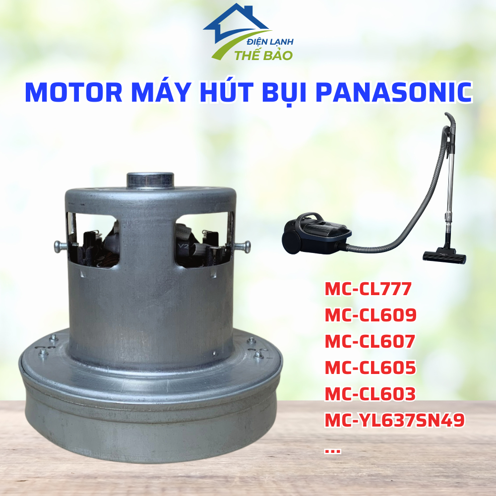 [เหมาะสําหรับหลายรุ่น] มอเตอร์เข้ากันได้กับเครื่องดูดฝุ่น Panasonic MC-CL777/609/607605/603/637SN49,