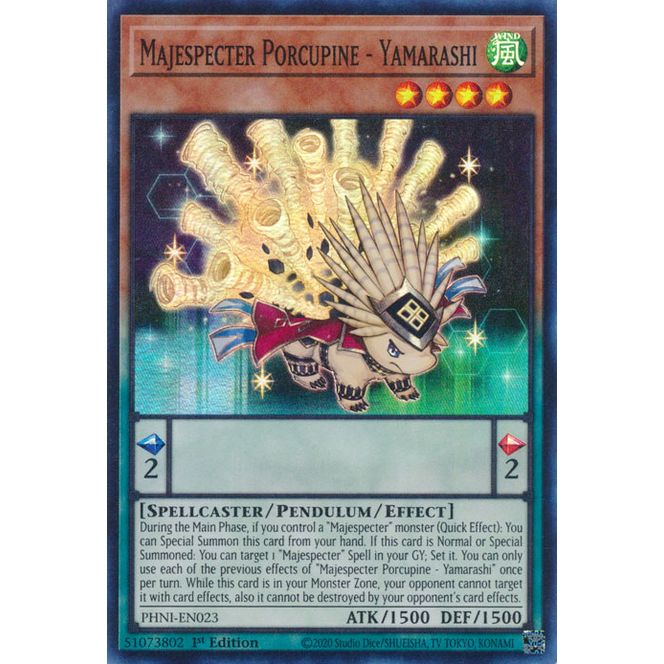 การ์ด Yugioh ของแท้ Majespecter Porchine - การ์ด Yamarashi MP25-EN306 คอมมอน x1