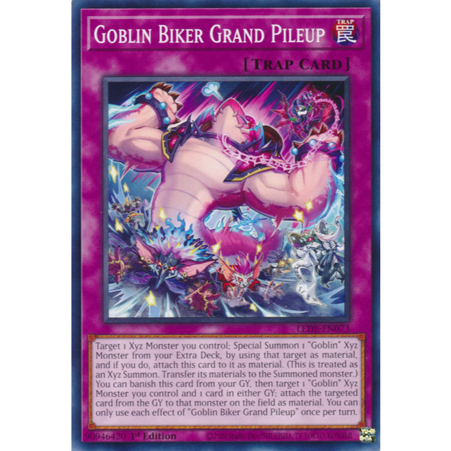การ์ด Yugioh ของแท้ Goblin Biker Grand Pileup MP25-EN361 การ์ด x1 ทั่วไป